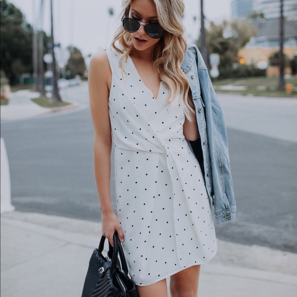 Vici Dresses & Skirts - Polka Dot Twist Dress